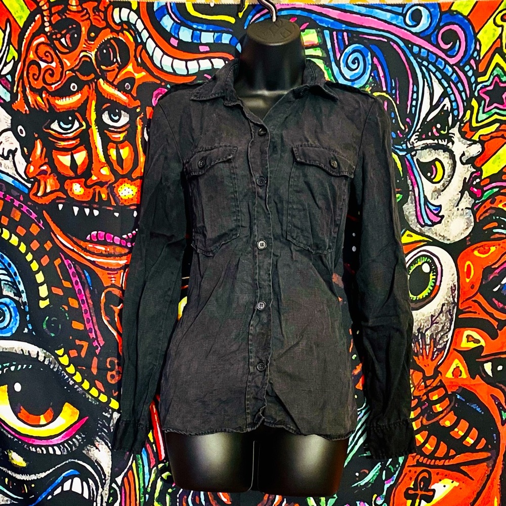Zara Button Down Shirt Vintage Size XS